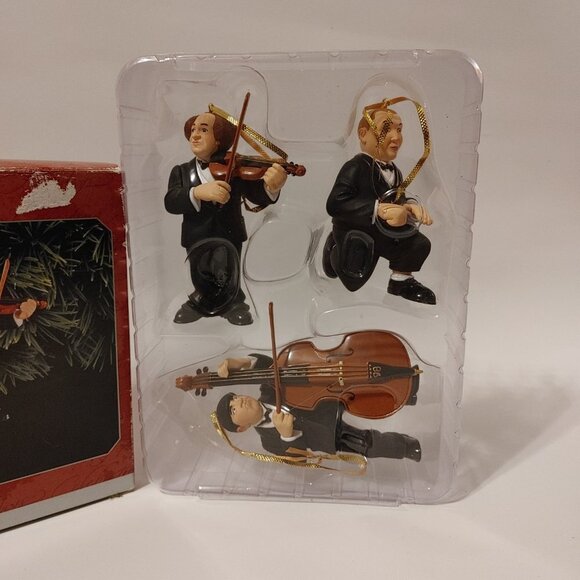 HALLMARK Keepsake Ornament The Three Stooges Larry, Moe, and Curly SET/ 3 1998 - Picture 3 of 10